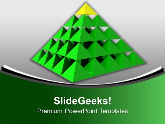 Pyramid For Business Growth PowerPoint Templates Ppt Backgrounds For Slides 0413