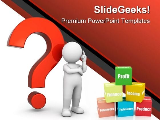 Question Business PowerPoint Template 0510 Question Business PowerPoint Template 0510