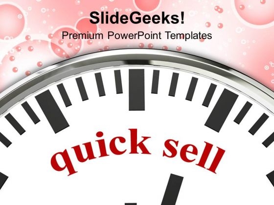 Quick Sell On Face Of Clock Business PowerPoint Templates Ppt Backgrounds For Slides 0113 Quick Sell On Face Of Clock Business PowerPoint Templates Ppt Backgrounds For Slides 0113