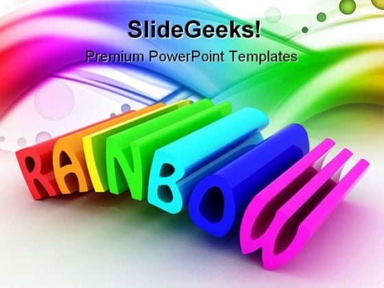 Rainbow Abstract Beauty PowerPoint Templates And PowerPoint Backgrounds 0711 Rainbow Abstract Beauty PowerPoint Templates And PowerPoint Backgrounds 0711