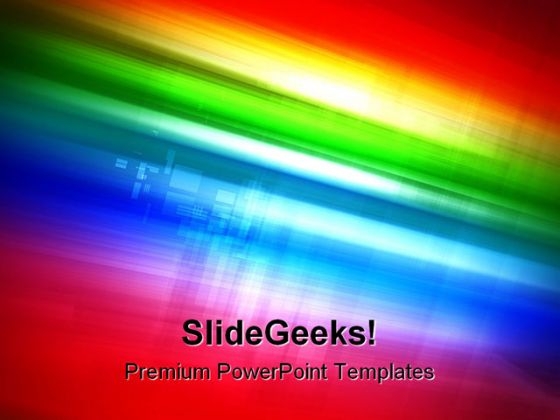 Rainbow Abstract PowerPoint Templates And PowerPoint Backgrounds 0411