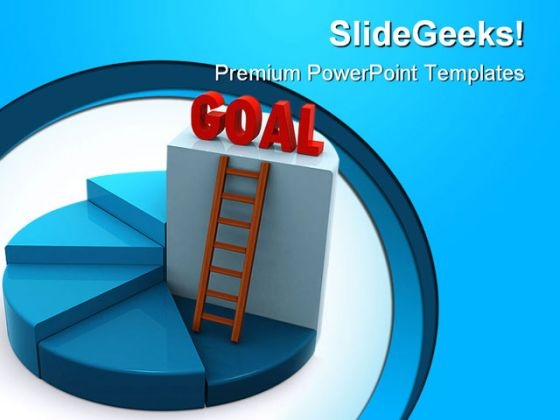 Reach Goal Business PowerPoint Background And Template 1210 Reach Goal Business PowerPoint Background And Template 1210