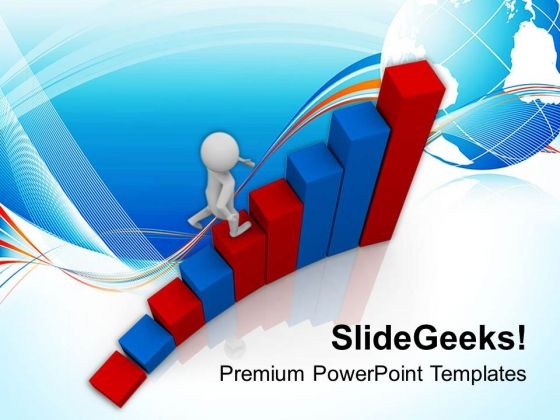 Reach On Top With Hard Work PowerPoint Templates Ppt Backgrounds For Slides 0513 Reach On Top With Hard Work PowerPoint Templates Ppt Backgrounds For Slides 0513