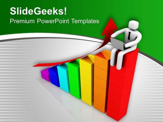 Reaching On Top Is Difficult Task PowerPoint Templates Ppt Backgrounds For Slides 0713 Reaching On Top Is Difficult Task PowerPoint Templates Ppt Backgrounds For Slides 0713