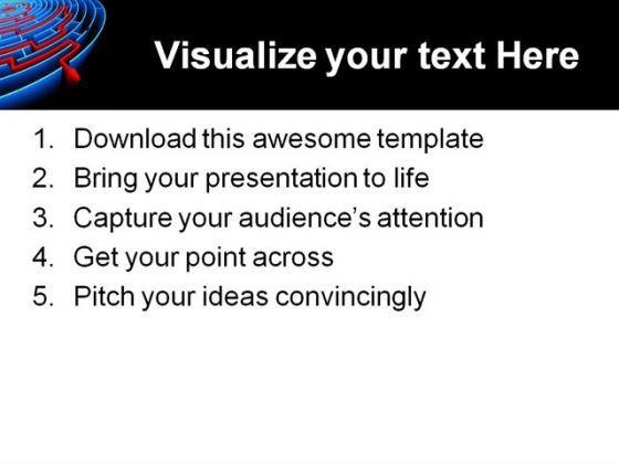 reaching_the_success_maze_business_powerpoint_template_1110_print