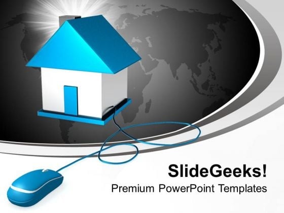 Real Estate On Internet PowerPoint Templates Ppt Backgrounds For Slides 0113 Real Estate On Internet PowerPoint Templates Ppt Backgrounds For Slides 0113
