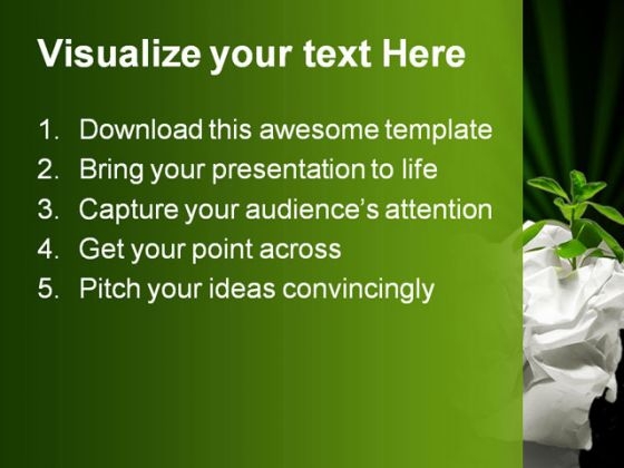 recycle_environment_powerpoint_template_0810_text