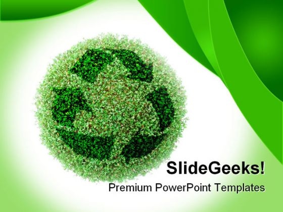 Recycle Environment PowerPoint Template 0910 Recycle Environment PowerPoint Template 0910