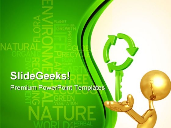 Recycling Key Nature PowerPoint Themes And PowerPoint Slides 0911 Recycling Key Nature PowerPoint Themes And PowerPoint Slides 0911