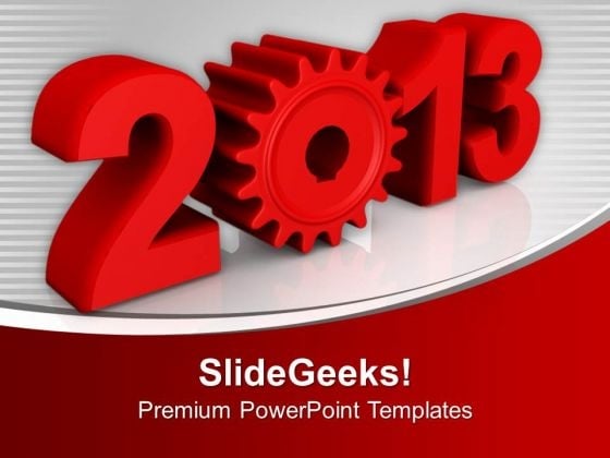 Red 2013 New Year Targets Achievement PowerPoint Templates Ppt Backgrounds For Slides 0113 Red 2013 New Year Targets Achievement PowerPoint Templates Ppt Backgrounds For Slides 0113