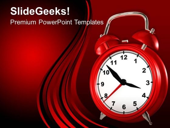 Red Alarm Clock Deadline PowerPoint Templates Ppt Backgrounds For Slides 0113 Red Alarm Clock Deadline PowerPoint Templates Ppt Backgrounds For Slides 0113