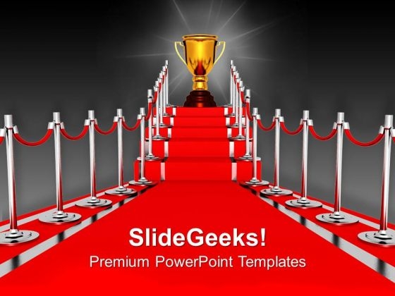 Red Carpet Award Ceremony PowerPoint Templates Ppt Backgrounds For Slides 0113