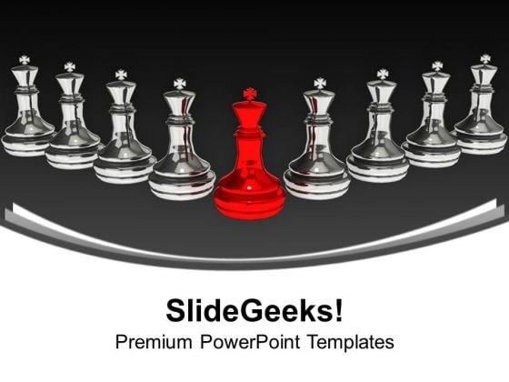 Red Chess King With Checkmates Leadership PowerPoint Templates Ppt Backgrounds For Slides 1112 Red Chess King With Checkmates Leadership PowerPoint Templates Ppt Backgrounds For Slides 1112