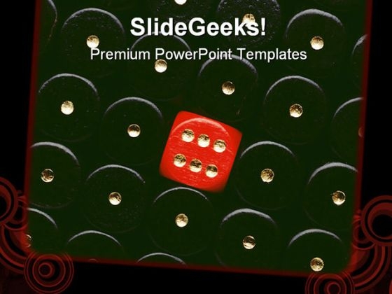 Red Dice Showing Six Game PowerPoint Templates And PowerPoint Backgrounds 0211 Red Dice Showing Six Game PowerPoint Templates And PowerPoint Backgrounds 0211