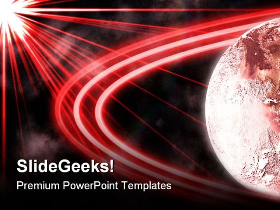 Red Planet With Rings Background PowerPoint Templates And PowerPoint Backgrounds 0811 Red Planet With Rings Background PowerPoint Templates And PowerPoint Backgrounds 0811