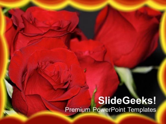 Red Roses For Designer Background PowerPoint Templates Ppt Backgrounds For Slides 0613 Red Roses For Designer Background PowerPoint Templates Ppt Backgrounds For Slides 0613