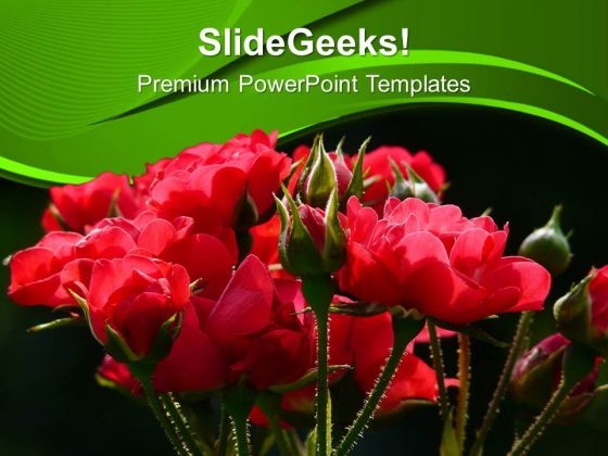 Red Roses Nature Abstract PowerPoint Templates Ppt Backgrounds For Slides 0213 Red Roses Nature Abstract PowerPoint Templates Ppt Backgrounds For Slides 0213