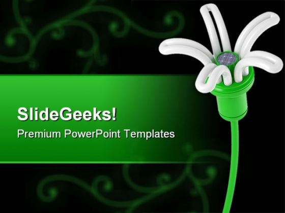 Renewable Energy Flower Lamp Environment PowerPoint Templates And PowerPoint Backgrounds 0411 Renewable Energy Flower Lamp Environment PowerPoint Templates And PowerPoint Backgrounds 0411