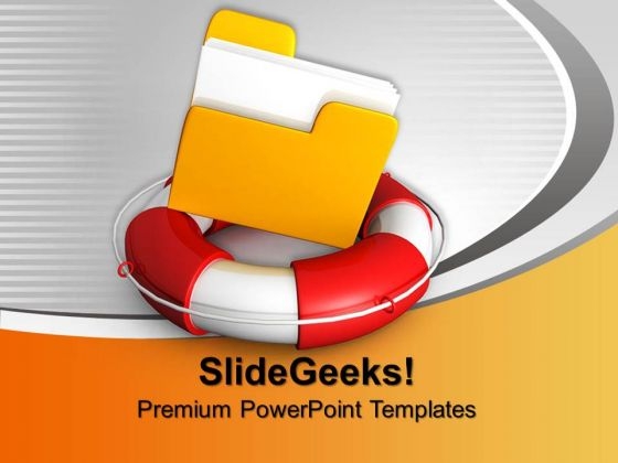 Rescue Circle With Folder Inside PowerPoint Templates And PowerPoint Themes 0912 Rescue Circle With Folder Inside PowerPoint Templates And PowerPoint Themes 0912