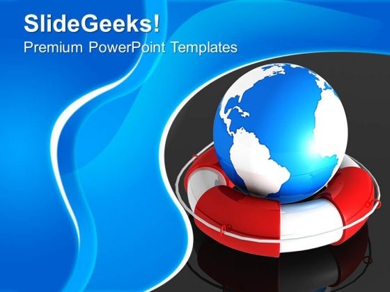 Rescue The Earth Globe PowerPoint Templates And PowerPoint Themes 0712 Rescue The Earth Globe PowerPoint Templates And PowerPoint Themes 0712