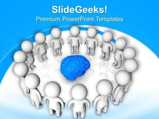 Revolve Around The Brain Idea PowerPoint Templates Ppt Backgrounds For Slides 0713 Revolve Around The Brain Idea PowerPoint Templates Ppt Backgrounds For Slides 0713