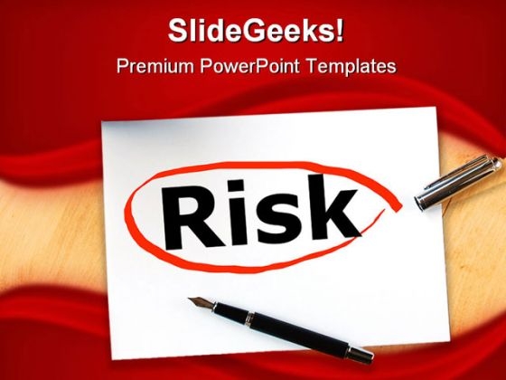 Risk In Business Finance PowerPoint Template 1110