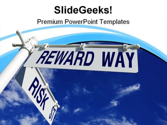 Risk Street And Reward Way Symbol PowerPoint Themes And PowerPoint Slides 0811 Risk Street And Reward Way Symbol PowerPoint Themes And PowerPoint Slides 0811