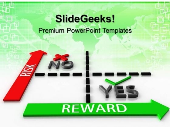 Risk Vs Reward Matrix Targets PowerPoint Templates And PowerPoint Themes 0612