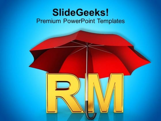 Rm Under Red Umbrella PowerPoint Templates Ppt Backgrounds For Slides 0113