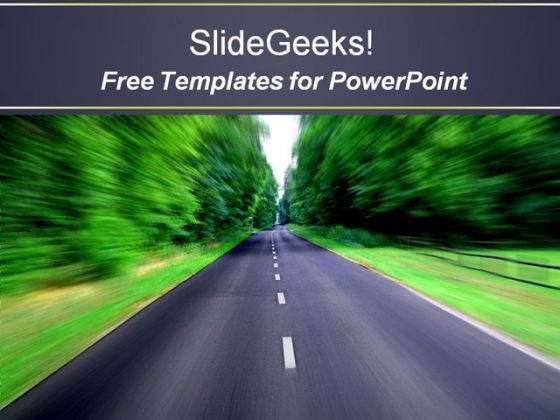 Road Powerpoint Template Powerpoint Themes