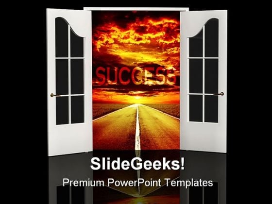 Road Of Success Business PowerPoint Templates And PowerPoint Backgrounds 0511 Road Of Success Business PowerPoint Templates And PowerPoint Backgrounds 0511