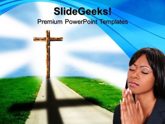 Road To Heaven Symbol PowerPoint Templates And PowerPoint Themes 0712 Road To Heaven Symbol PowerPoint Templates And PowerPoint Themes 0712