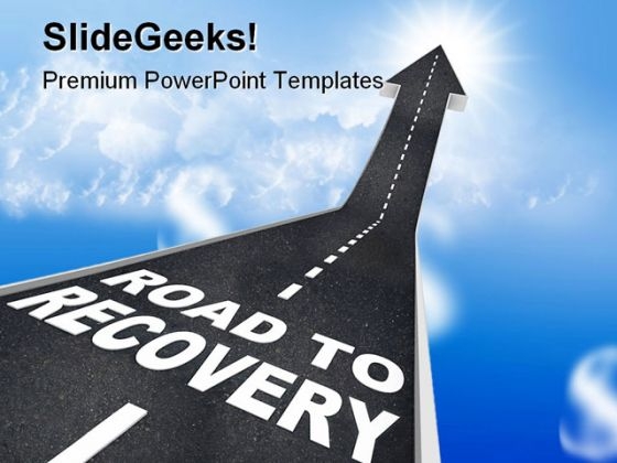 Road To Recovery Business PowerPoint Backgrounds And Templates 1210 Road To Recovery Business PowerPoint Backgrounds And Templates 1210