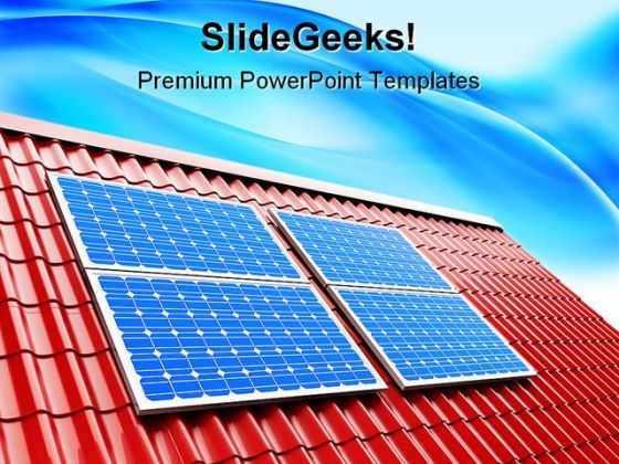 Roof Solar Panels Technology PowerPoint Templates And PowerPoint Backgrounds 0211 Roof Solar Panels Technology PowerPoint Templates And PowerPoint Backgrounds 0211