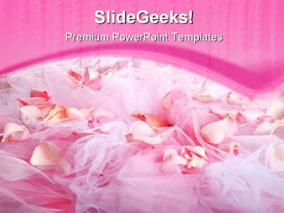 Rose Petals Beauty PowerPoint Template 0910 Rose Petals Beauty PowerPoint Template 0910