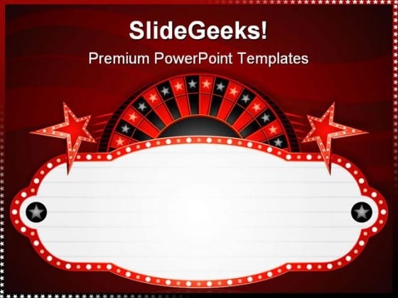 roulette neon sports powerpoint templates and powerpoint backgrounds sports ppt templates