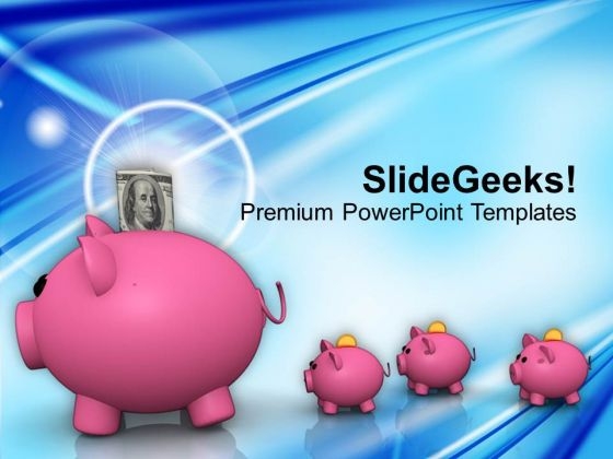 Row Of Piggy Banks Teamwork PowerPoint Templates Ppt Backgrounds For Slides 0113 Row Of Piggy Banks Teamwork PowerPoint Templates Ppt Backgrounds For Slides 0113