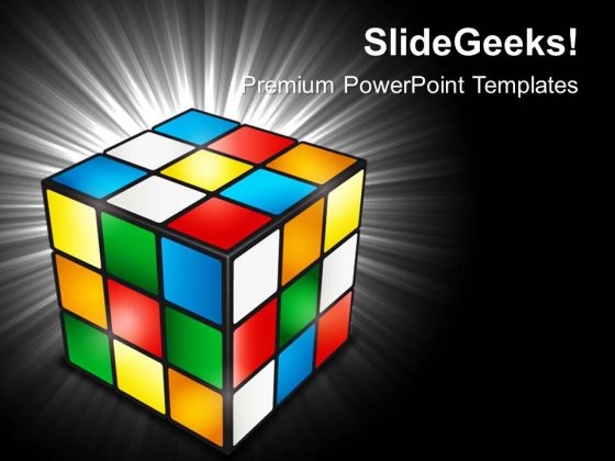Rubikcube Game PowerPoint Templates And PowerPoint Themes 0312 Rubikcube Game PowerPoint Templates And PowerPoint Themes 0312