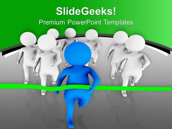 Run Fast And Win The Race PowerPoint Templates Ppt Backgrounds For Slides 0613 Run Fast And Win The Race PowerPoint Templates Ppt Backgrounds For Slides 0613