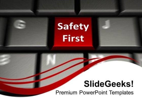 Safety First Concept Business Security PowerPoint Templates And PowerPoint Themes 1112 Safety First Concept Business Security PowerPoint Templates And PowerPoint Themes 1112