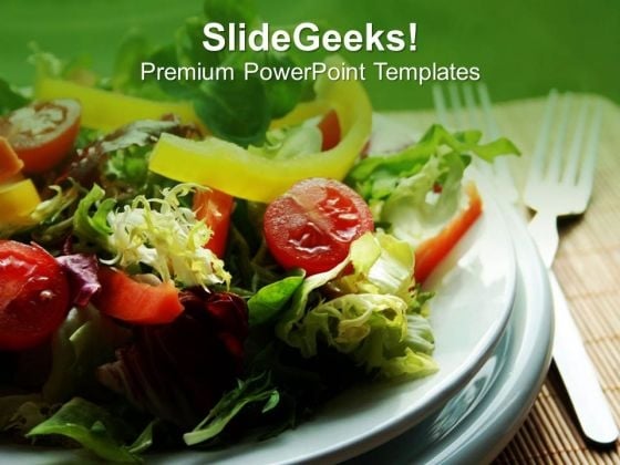 Salads Are Good For Health PowerPoint Templates Ppt Backgrounds For Slides 0613 Salads Are Good For Health PowerPoint Templates Ppt Backgrounds For Slides 0613