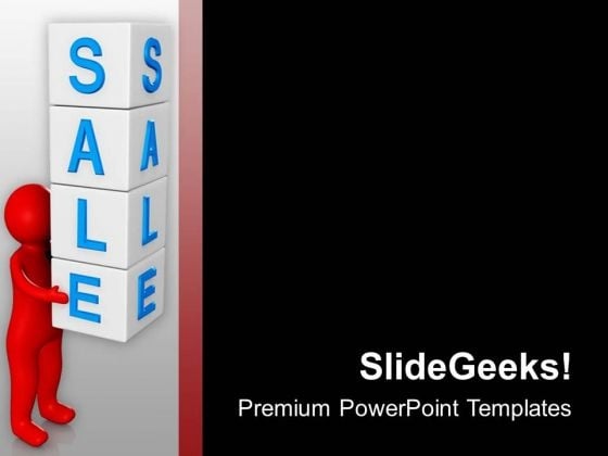 Sale Cubes With 3d Man PowerPoint Templates Ppt Backgrounds For Slides 0713 Sale Cubes With 3d Man PowerPoint Templates Ppt Backgrounds For Slides 0713