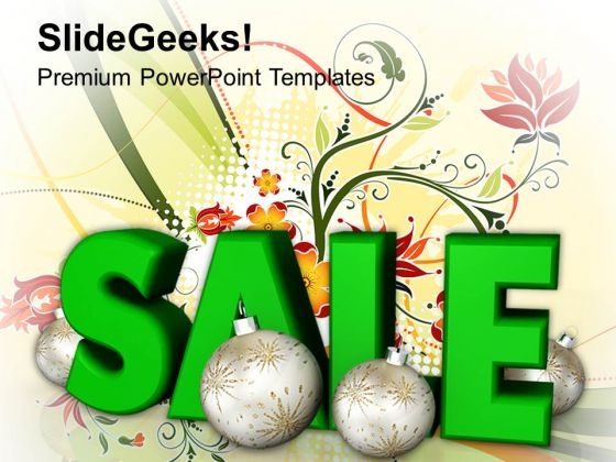 Sale With Stylized Christmas Baubles Shopping PowerPoint Templates Ppt Backgrounds For Slides 1112 Sale With Stylized Christmas Baubles Shopping PowerPoint Templates Ppt Backgrounds For Slides 1112