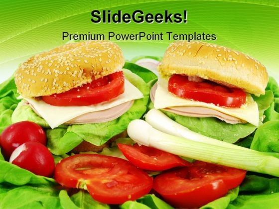 Sandwich And Salad Health PowerPoint Themes And PowerPoint Slides 0211 Sandwich And Salad Health PowerPoint Themes And PowerPoint Slides 0211