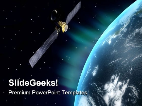 Satellite Globe PowerPoint Templates And PowerPoint Backgrounds 0611 Satellite Globe PowerPoint Templates And PowerPoint Backgrounds 0611