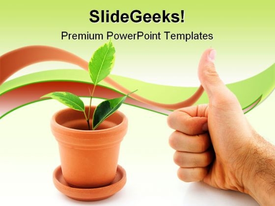 Save Plant Nature PowerPoint Themes And PowerPoint Slides 0711