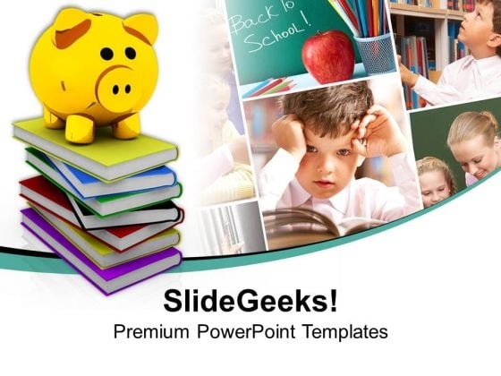 Savings For Children Education PowerPoint Templates And PowerPoint Themes 1112
