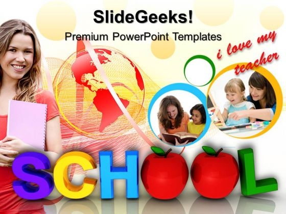 School Education Children PowerPoint Templates And PowerPoint Themes 0612