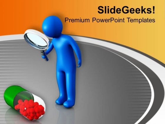 Search The Right Medicine For Health PowerPoint Templates Ppt Backgrounds For Slides 0713 Search The Right Medicine For Health PowerPoint Templates Ppt Backgrounds For Slides 0713