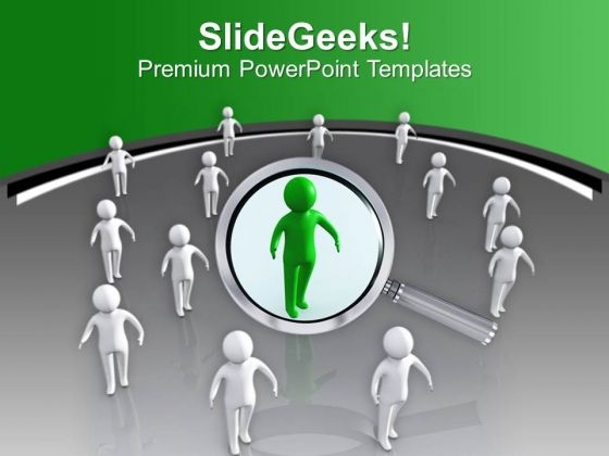 Search The Right People For Business PowerPoint Templates Ppt Backgrounds For Slides 0513